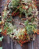 wianki Wianek  jesienny  na drzwi stół