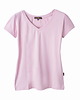 t-shirt damskie Koszulka klasyczna V różowa - T-shirt odCZAPY