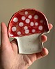 podkładki do kuchni Ceramiczna podstawka pod łyżkę - muchomor