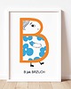 plakaty Plakat "B jak brzuch"