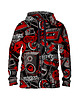 bluzy męskie Męska Bluza Expres Zamek DR.CROW Graffiti Spray