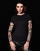 t-shirt damskie T-shirt damski z tatuażem Halloween Pumpkins