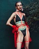 bielizna - inne Harness neon pink