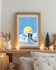 plakaty PLAKAT Zima Muminków Muminki ilustracja