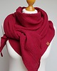 szale damskie Lekka bordowa Chusta muślinowa - Pracownia Zolla