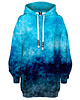 bluza z kapturem damska Bluza Oversize Tunika DR.CROW Grunge