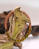 bransoletki - inne Bransoletka miedziana handmade z koralikami: agat