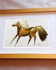 obrazy Konik 6 - akwarela 24x16 cm unikat