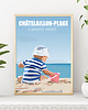 obrazy i plakaty do pokoju dziecięcego Chłopiec na plaży