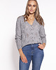 swetry damskie  Rozpinany sweter - SWE267 szary MKM