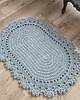 dywany Dywan owalny ze sznurka bawełnianego 70cmx100cm