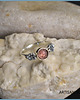 pierścionki srebrne Pierścionek blooming strawberry quartz