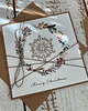 kartki świąteczne Stylowa ręcznie robiona kartka świąteczna Merry Christmas card