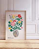 grafiki i ilustracje PLAKAT abstrakcyjny kwiaty Matisse kolorowy