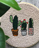 inne Kaktusy punch needle