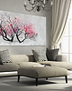 grafiki i ilustracje Grafika na płotnie MAGNOLIA drzewo- 150x60cm