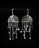 kolczyki wire wrapping MARE - srebrne kolczyki