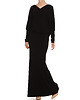 sukienki maxi damskie Suknia czarna YY300035_RAL9005