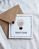 kartki scrapbooking Żarówka. Kartka ślubna z żarówką