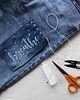 naszywki na ubrania Naszywka Łata Recycled Denim