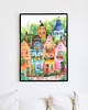 plakaty Plakat - Miasteczko z bajki