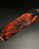 bransoletki - inne Red Flower, szeroka wyplatana bransoleta, beading