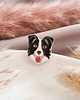 przypinki Pin przypinka z Border Collie broszka z wizerunkiem pieska, pies