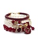 bransoletki z kamieni naturalnych White and red vol. 3 /20.06.22/ - set