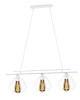 lampy wiszące Druciana lampa wisząca z 2 źródłami światła TIJUANA LOFT
