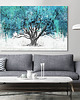 obrazy Obraz na płótnie  TURKUSOWE DRZEWO