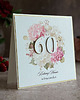 kartki scrapbooking Personalizowana kartka na 60 urodziny, BH 75
