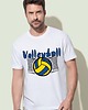 t-shirty męskie Koszulka organiczna z nadrukiem Volleyball