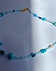 chokery Asymetryczny choker z kamieniami naturalnymi