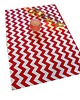 obrusy i serwetki Bieżnik Cotton Chevron Red 46/68