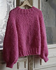 swetry damskie  Sweter Fluffy Pink