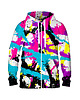 bluzy męskie Męska Bluza Expres Zamek DR.CROW Psychodelic G