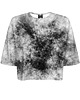 t-shirt damskie DR.CROW T-shirt Krótki CROP Black Background