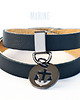 bransoletki skórzane  bransoletka skórzana Marine Black Jack