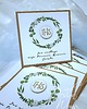 zaproszenia na komunię 8 sztuk, paczka zaproszenia  na Komunię Świętą,  boho
