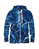 bluza z kapturem damska Damska Bluza Expres Zamek DR.CROW Marble Blue