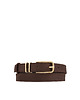 paski damskie Pasek skórzany Smart Look Nubuk Brown