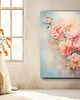 plakaty Peonie i róże - Plakat - Olej, Boho, Abstrakcja