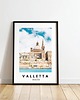 plakaty PLAKAT travel poster Valletta Malta zdjęcie personalizacja prezent dla niej