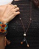 topy damskie Czarny top boho   handmade