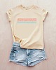 t-shirt damskie T-shirt BEACHIN' pastel yellow
