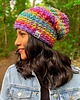czapki damskie Czapka Handmade Neverland Tęcza Fiolet