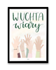 plakaty Plakat "Wuchta wiary" - gwara poznańska