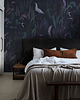 tapety i naklejki ścienne Tapeta Calm Heron Purple