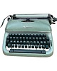 dodatki - różne Zielona maszyna do pisania Optima Elite 3, Niemcy, 1958.