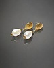kolczyki pozłacane Kolczyki pozłacane Pearls [white] perły vol. 27 